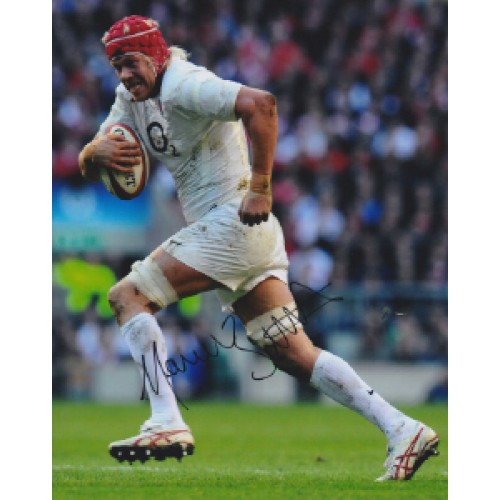 Mauritz Botha Signed 8x10 England Rugby Photograph